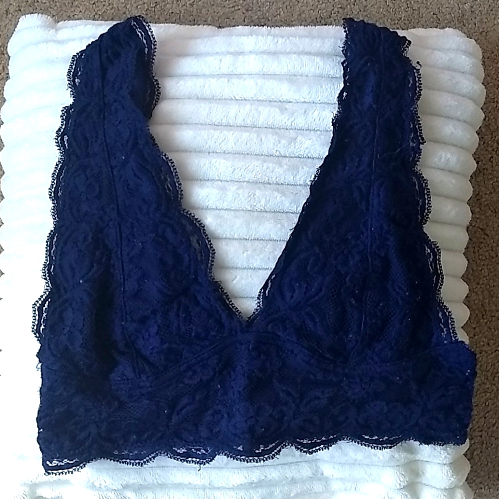 Crochet lace bralette